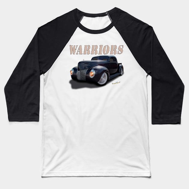 40 Ford Pickup Warriors Baseball T-Shirt by vivachas